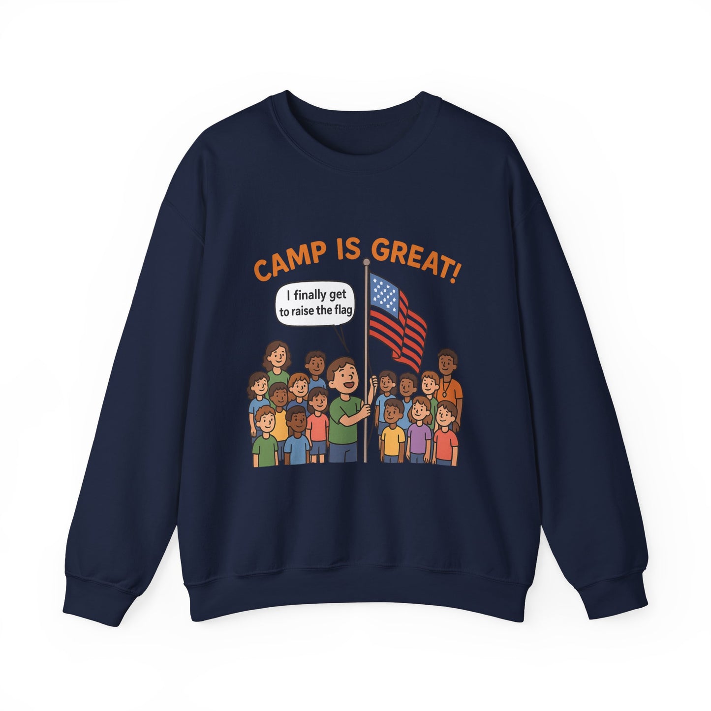 Unisex Heavy Blend™ Crewneck Sweatshirt Flag