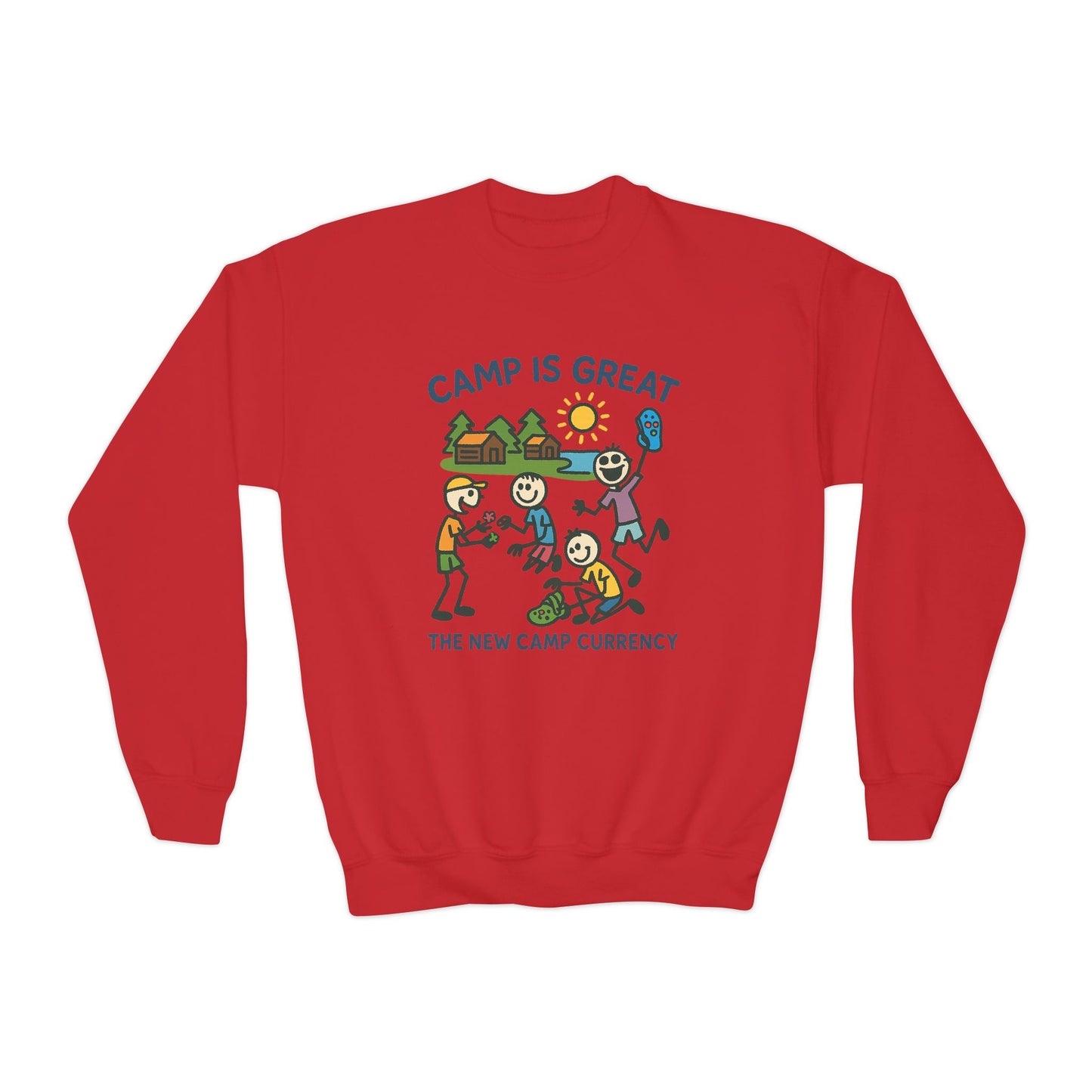 Youth Crewneck Sweatshirt Shoe Charms