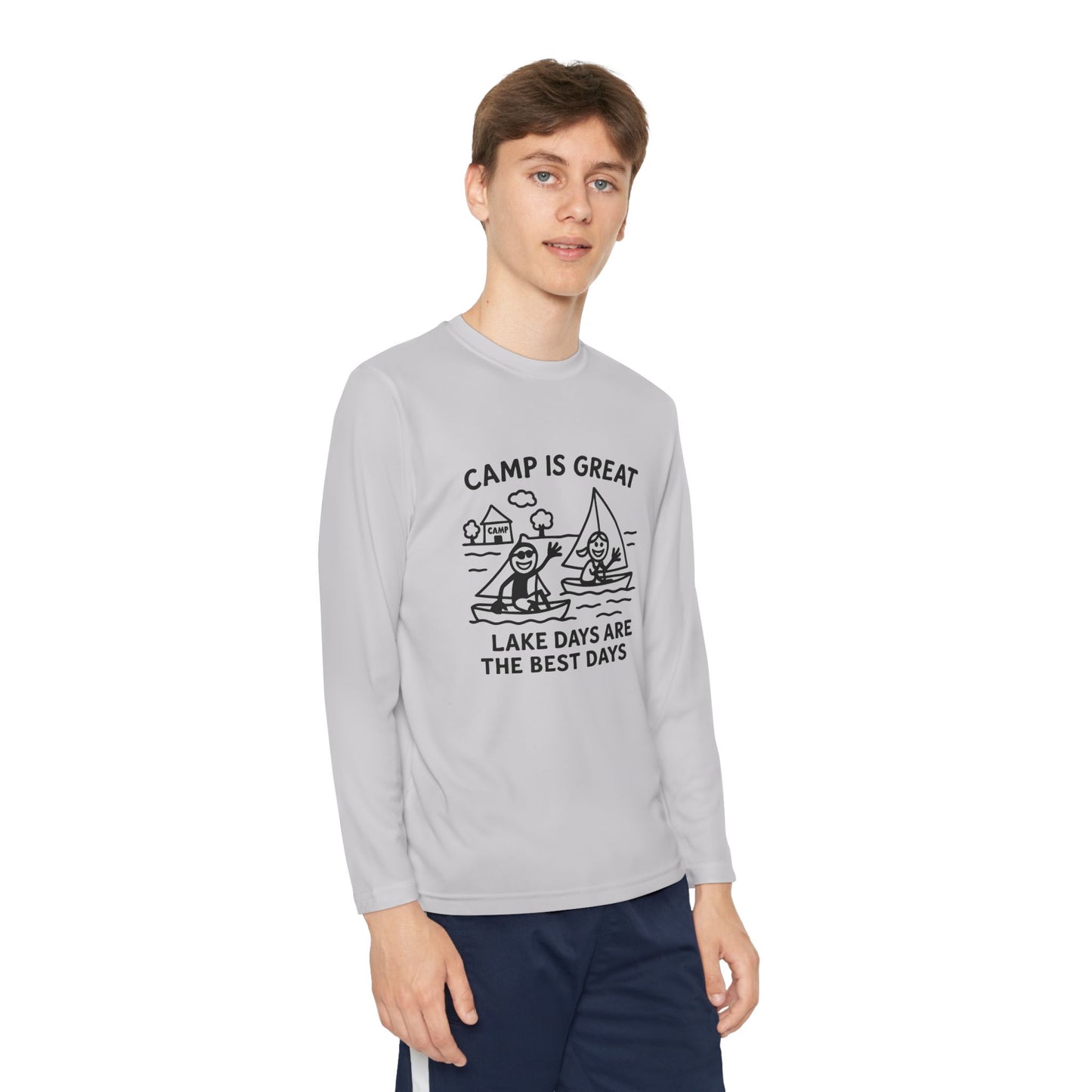Youth Long Sleeve Competitor Tee Lake Days