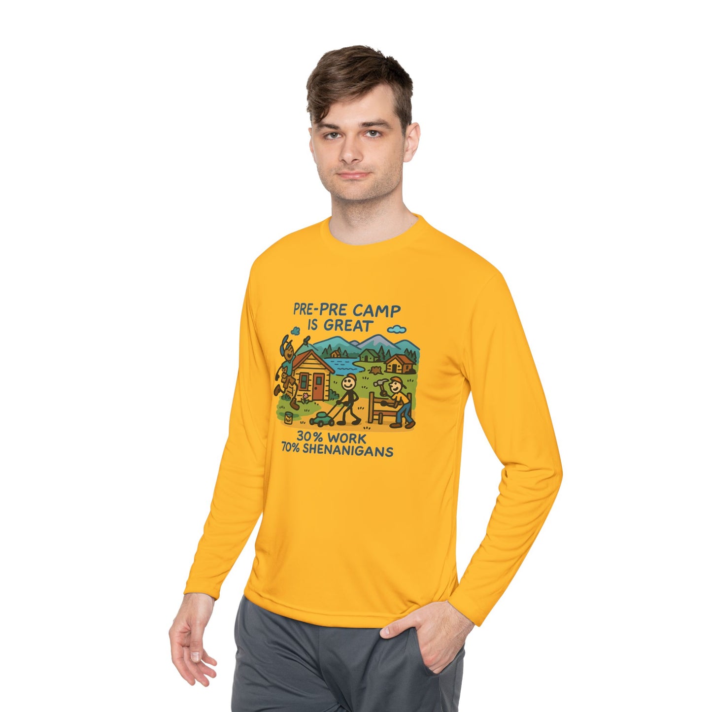 Unisex Lightweight Long Sleeve Tee Pre-Pre-Camp