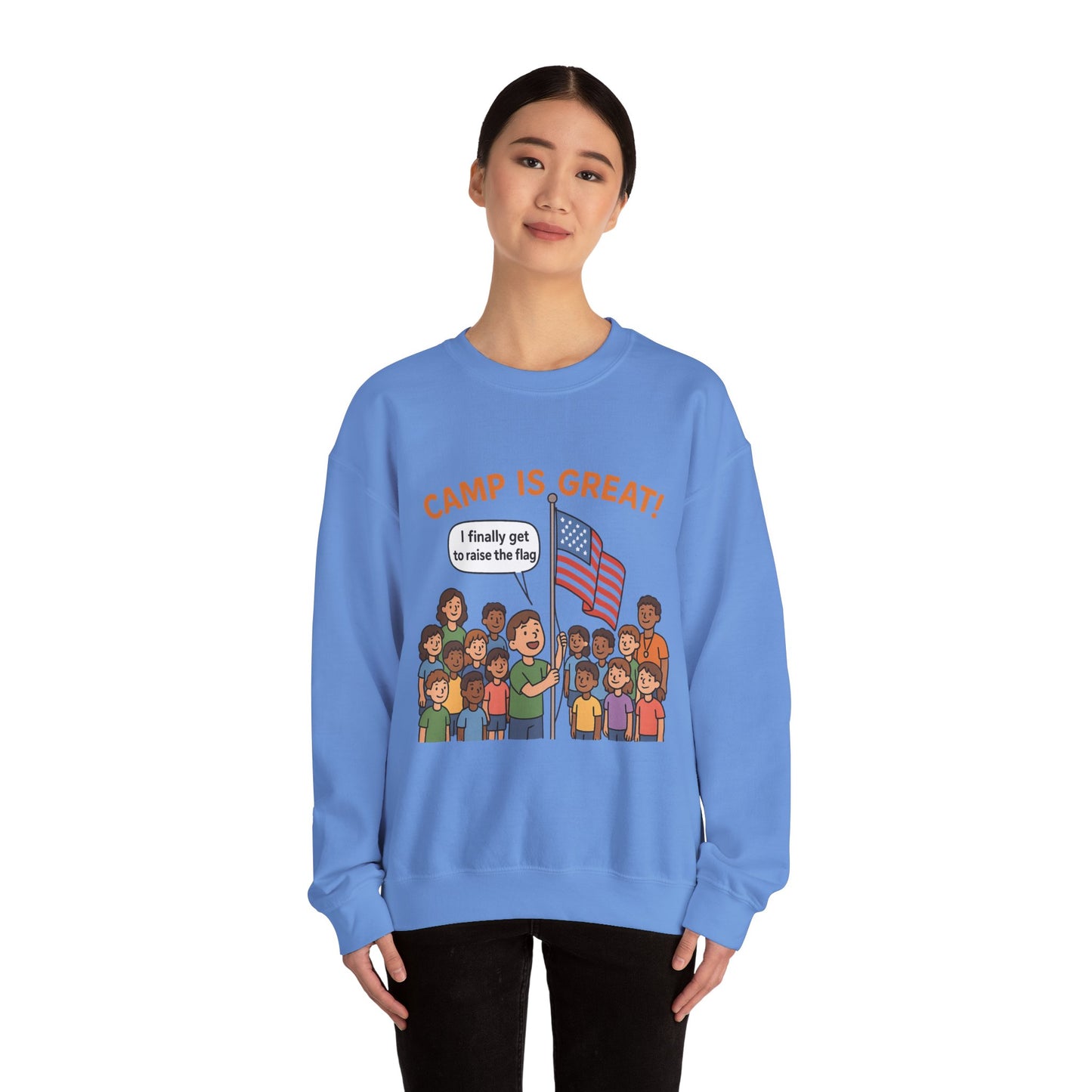 Unisex Heavy Blend™ Crewneck Sweatshirt Flag