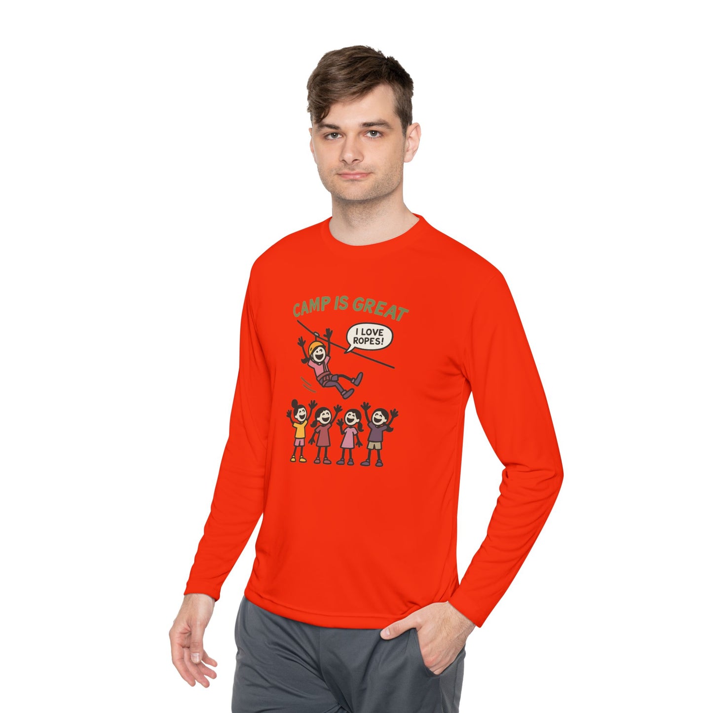 Unisex Lightweight Long Sleeve Tee Ropes