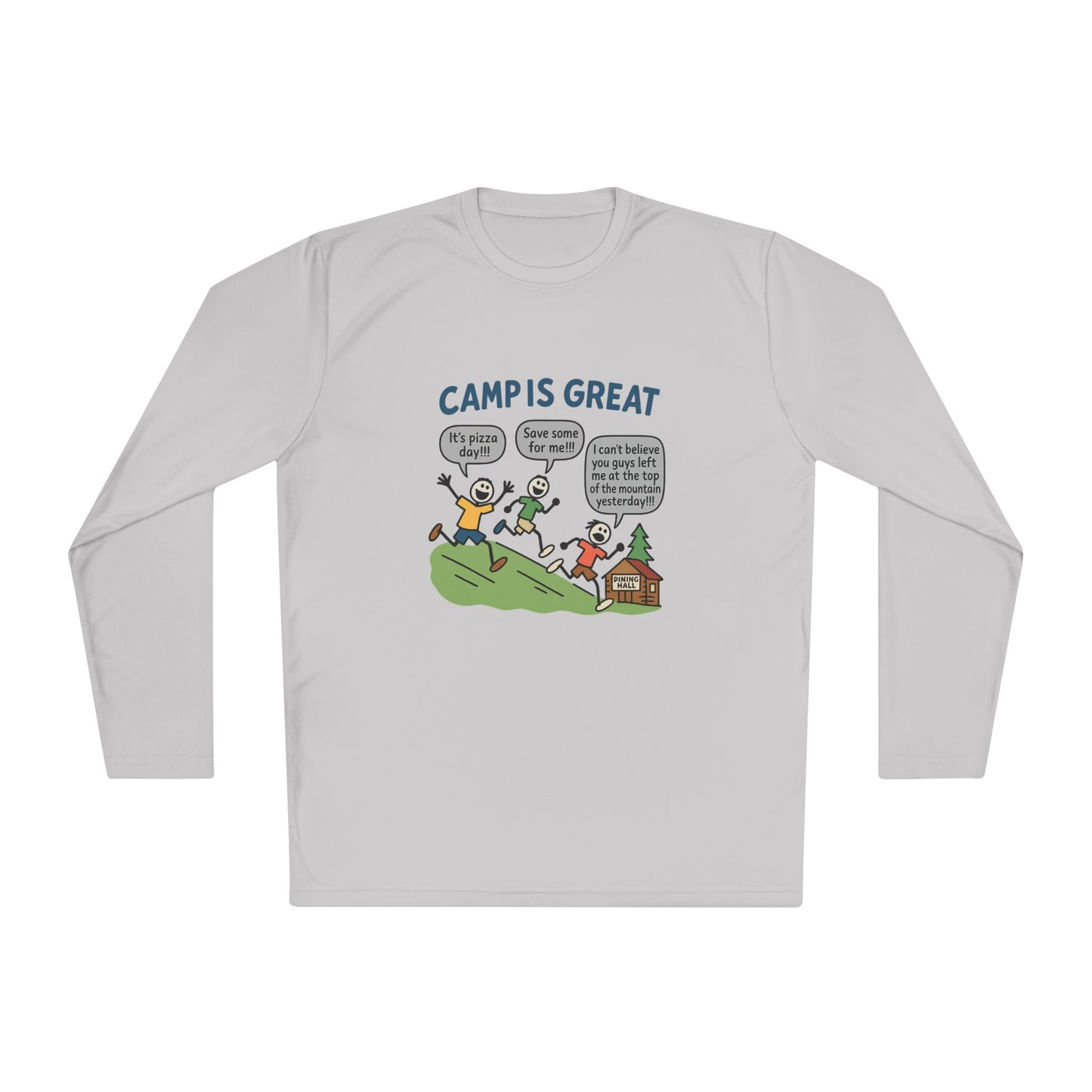 Unisex Lightweight Long Sleeve Tee Pizza Day
