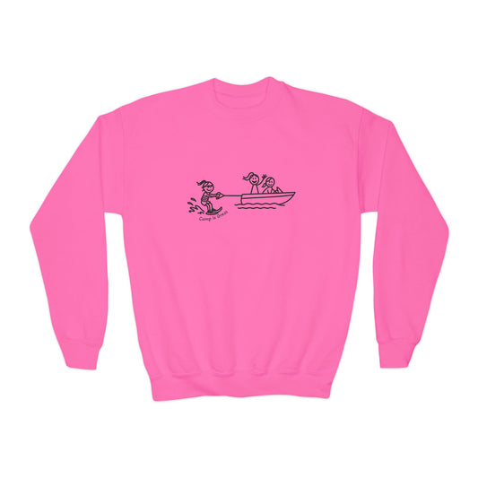 Youth Crewneck Sweatshirt Waterski