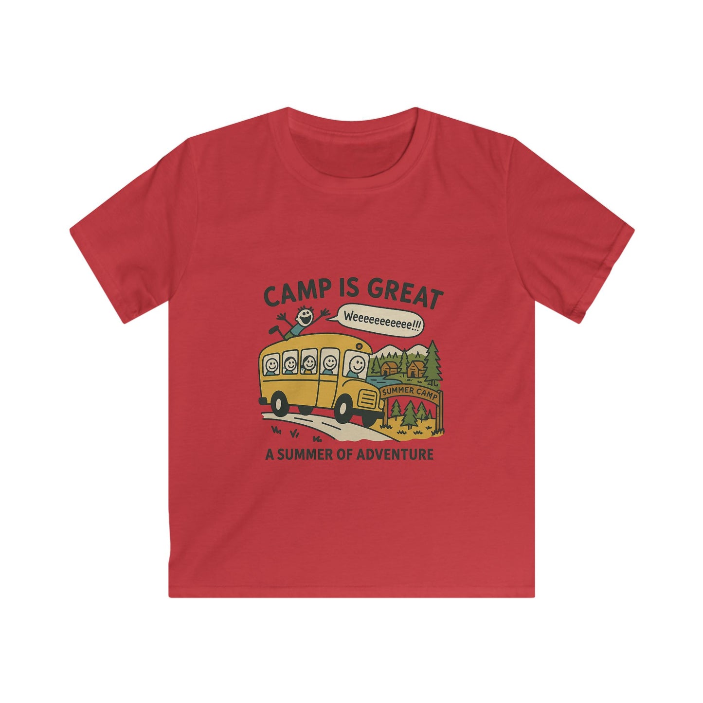 Kids Softstyle Tee Bus