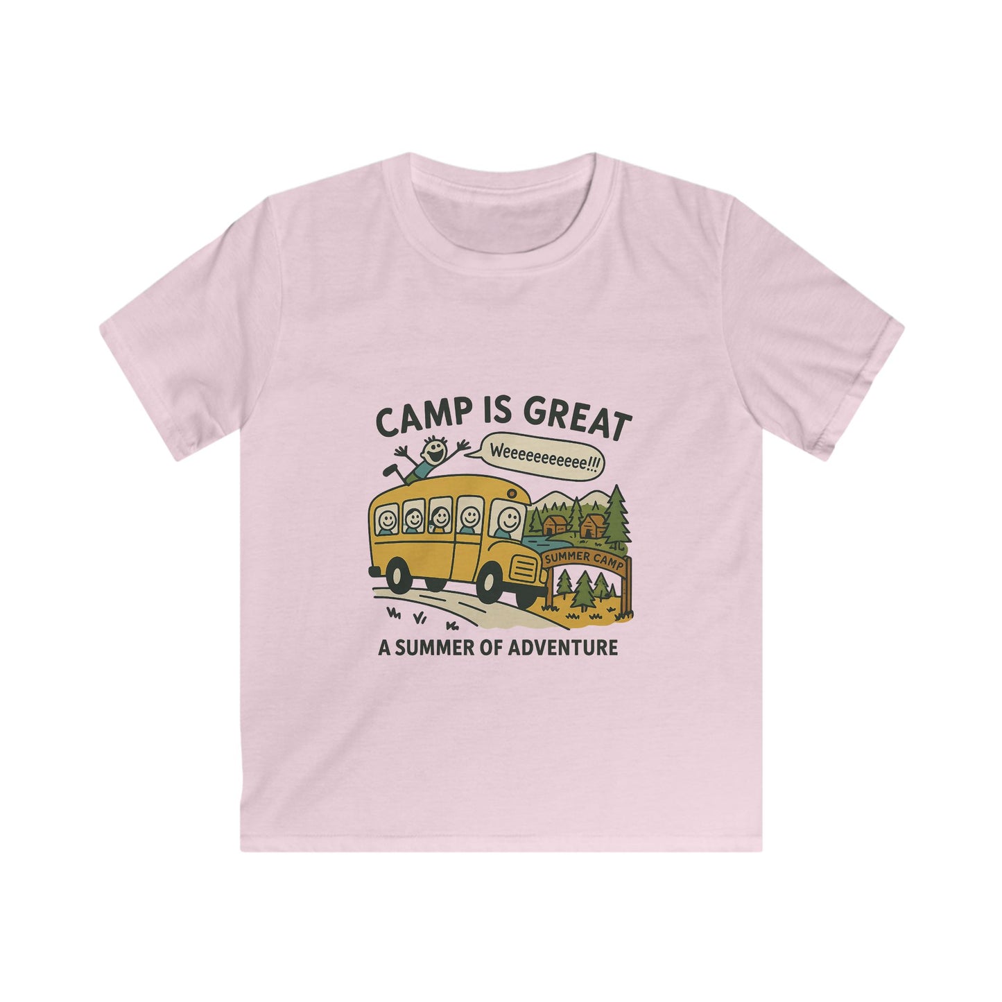 Kids Softstyle Tee Bus