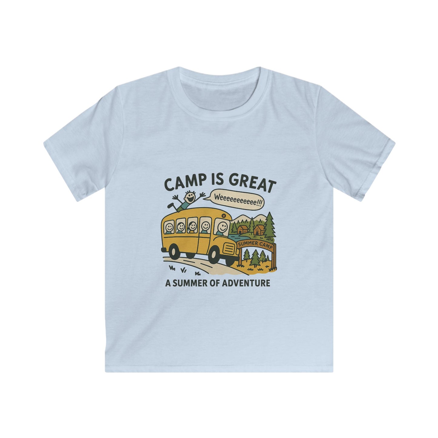 Kids Softstyle Tee Bus