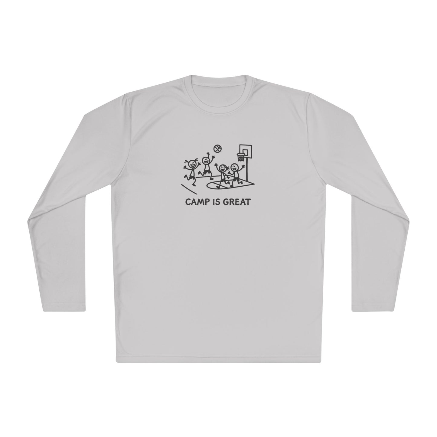 Unisex Lightweight Long Sleeve Tee Basketball