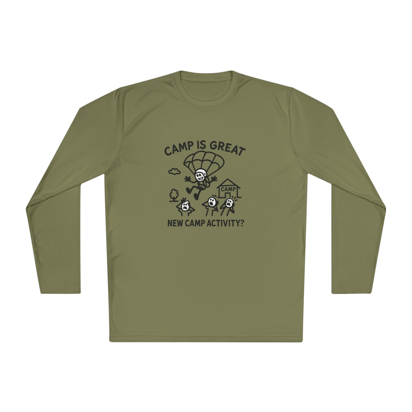 Unisex Lightweight Long Sleeve Tee Skydiving