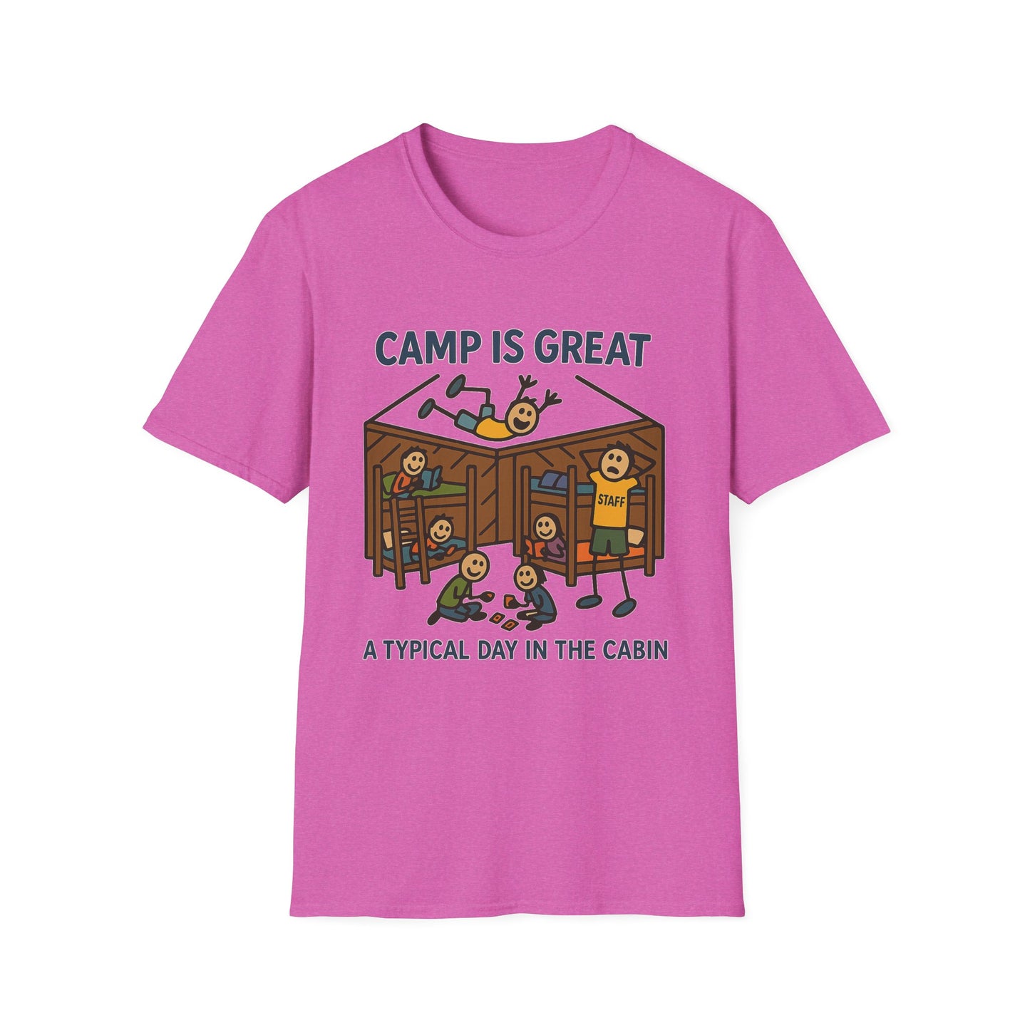 Unisex Softstyle T-Shirt Typical Day in the Cabin