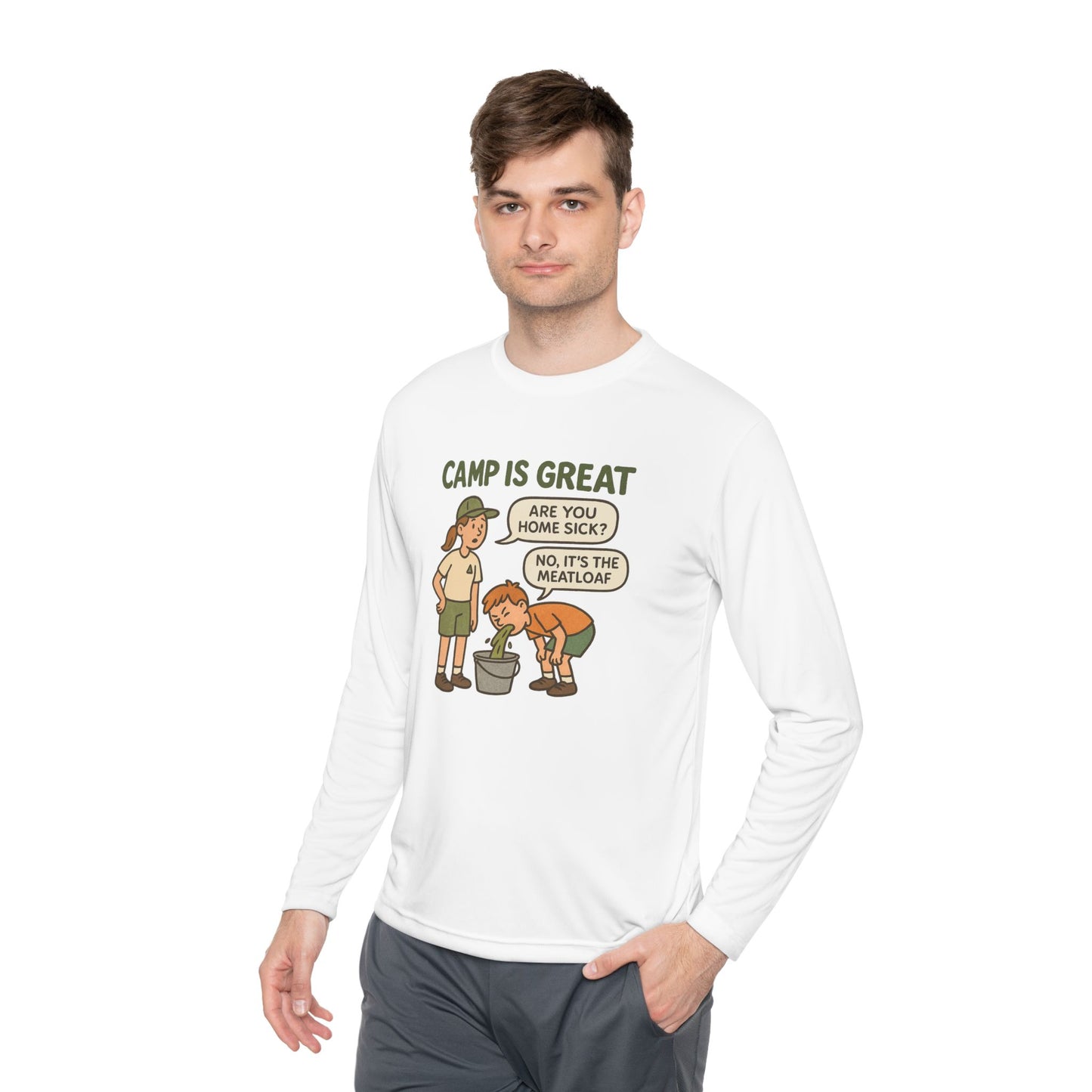 Unisex Lightweight Long Sleeve Tee Meatloaf