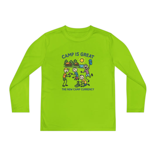 Youth Long Sleeve Competitor Tee Shoe Charms