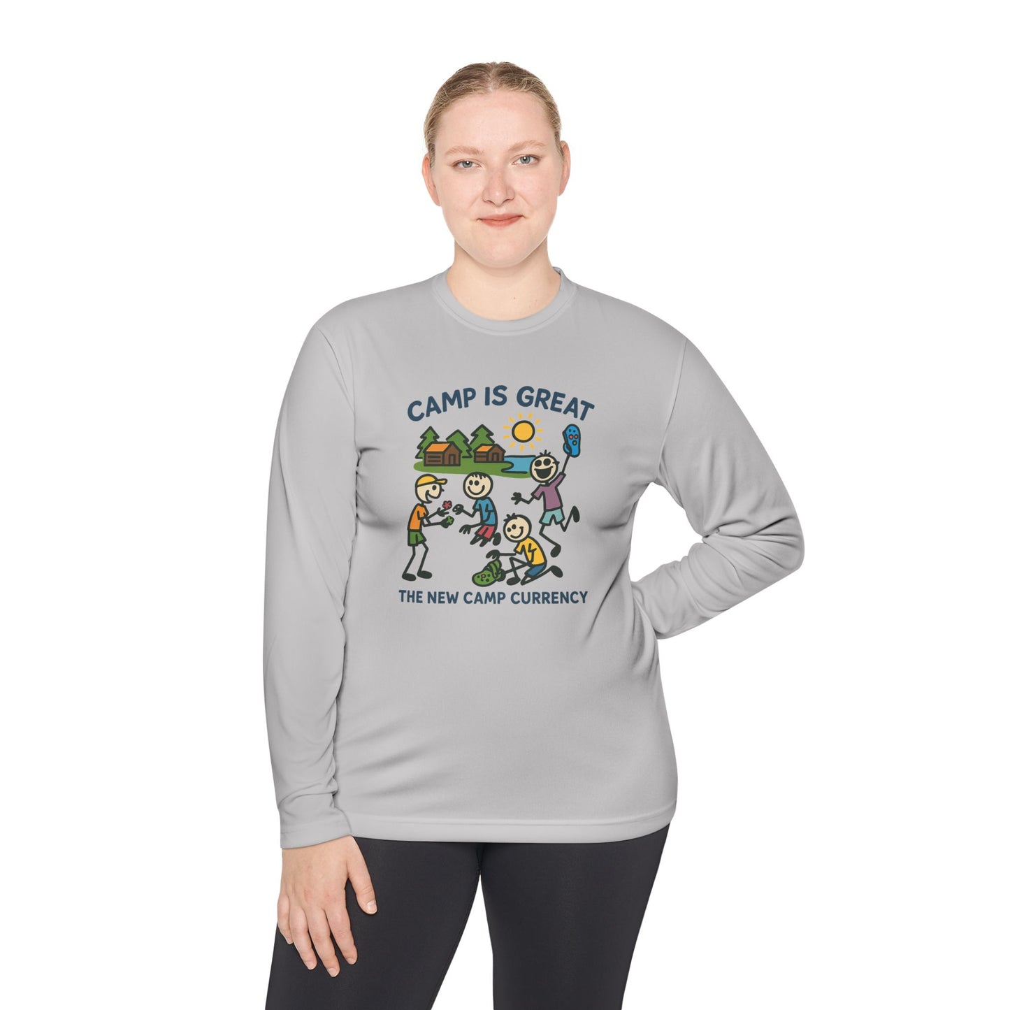 Unisex Lightweight Long Sleeve Tee Shoe Charms