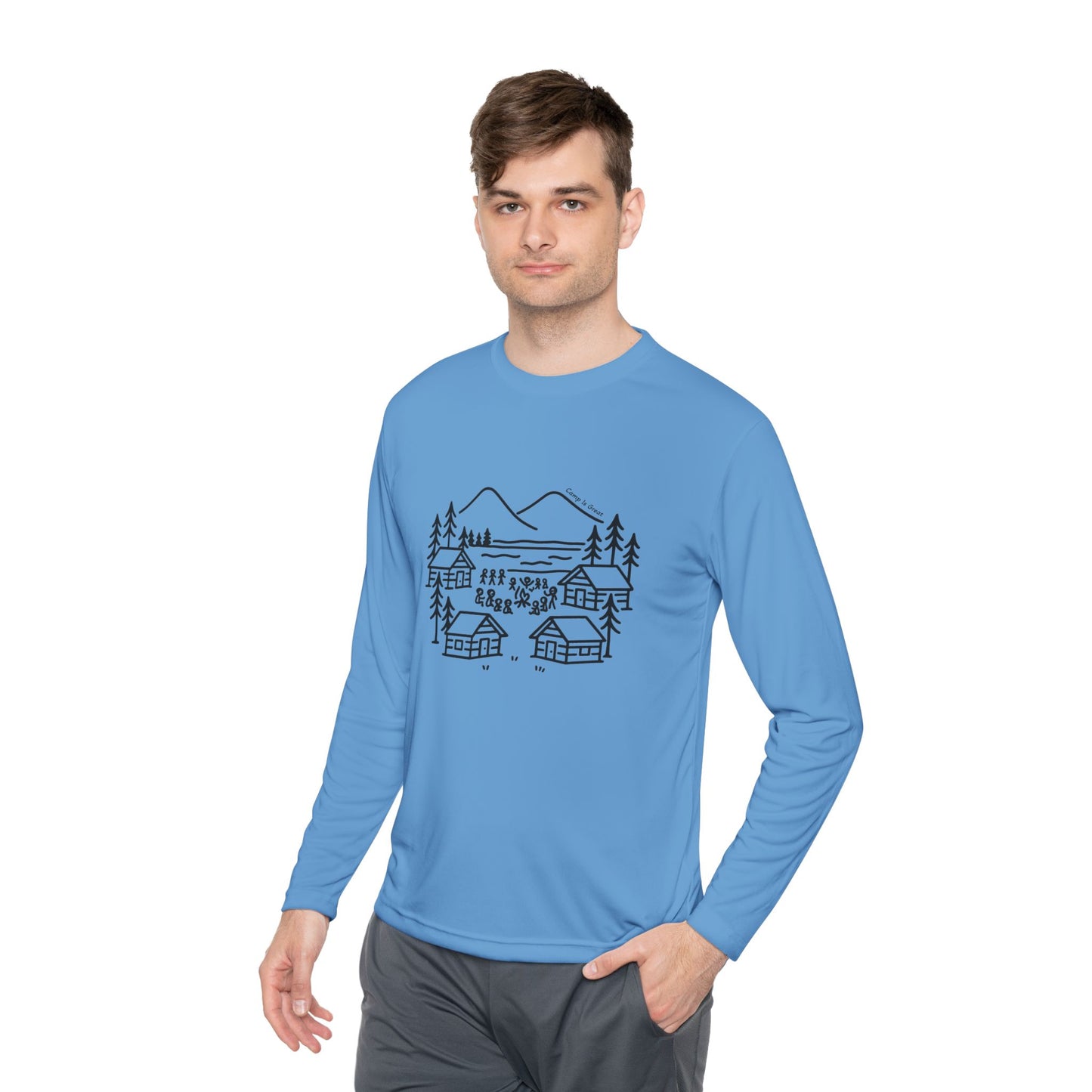 Unisex Lightweight Long Sleeve Tee Landscape