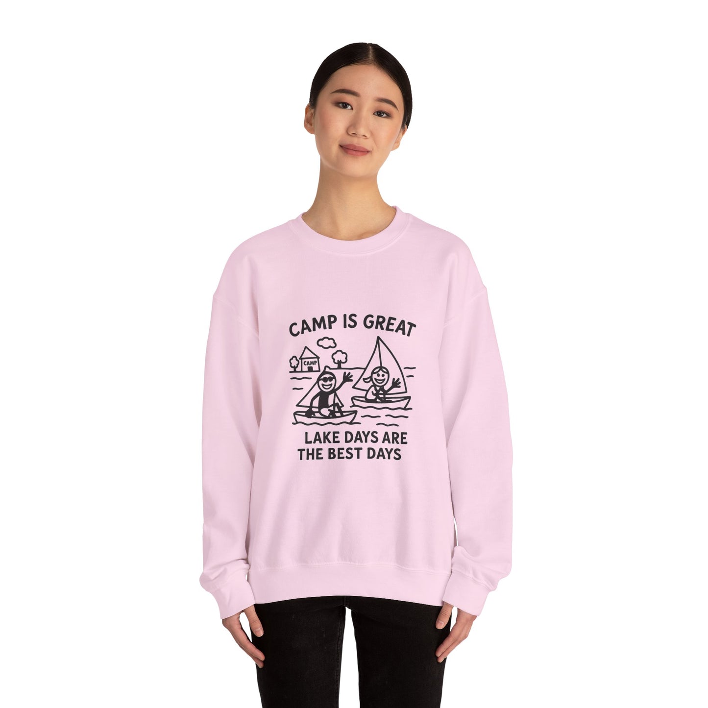 Unisex Heavy Blend™ Crewneck Sweatshirt Lake Days