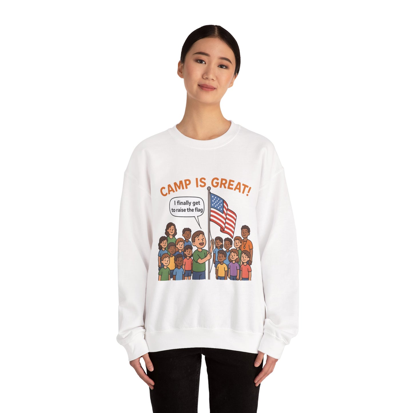Unisex Heavy Blend™ Crewneck Sweatshirt Flag