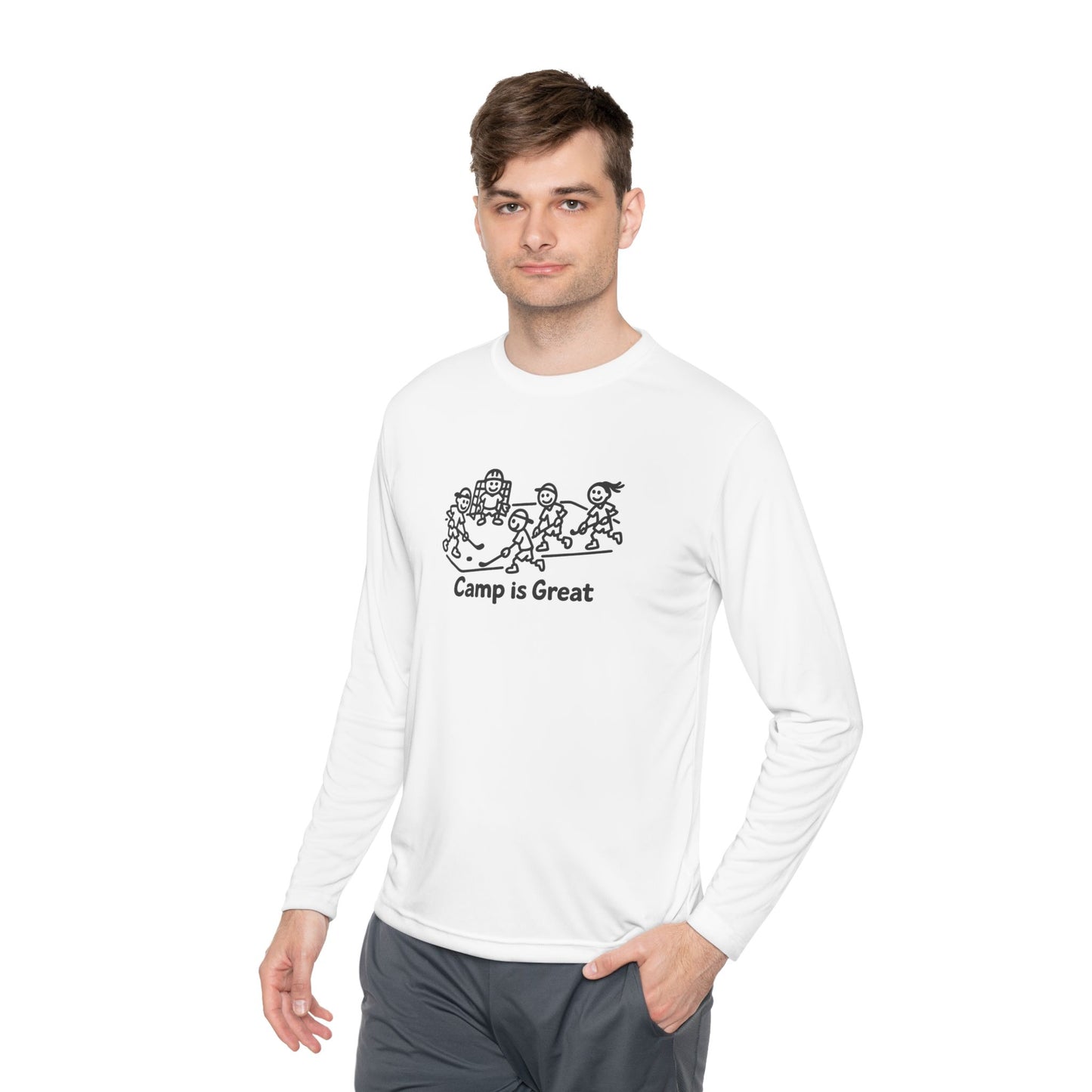Unisex Lightweight Long Sleeve Tee Hockey