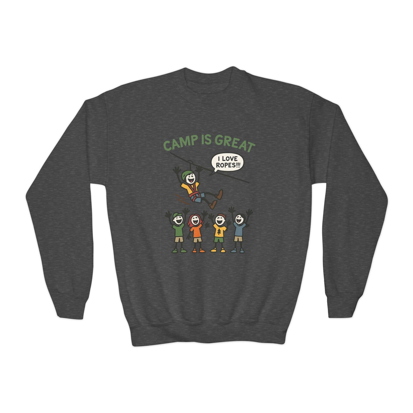 Youth Crewneck Sweatshirt Ropes