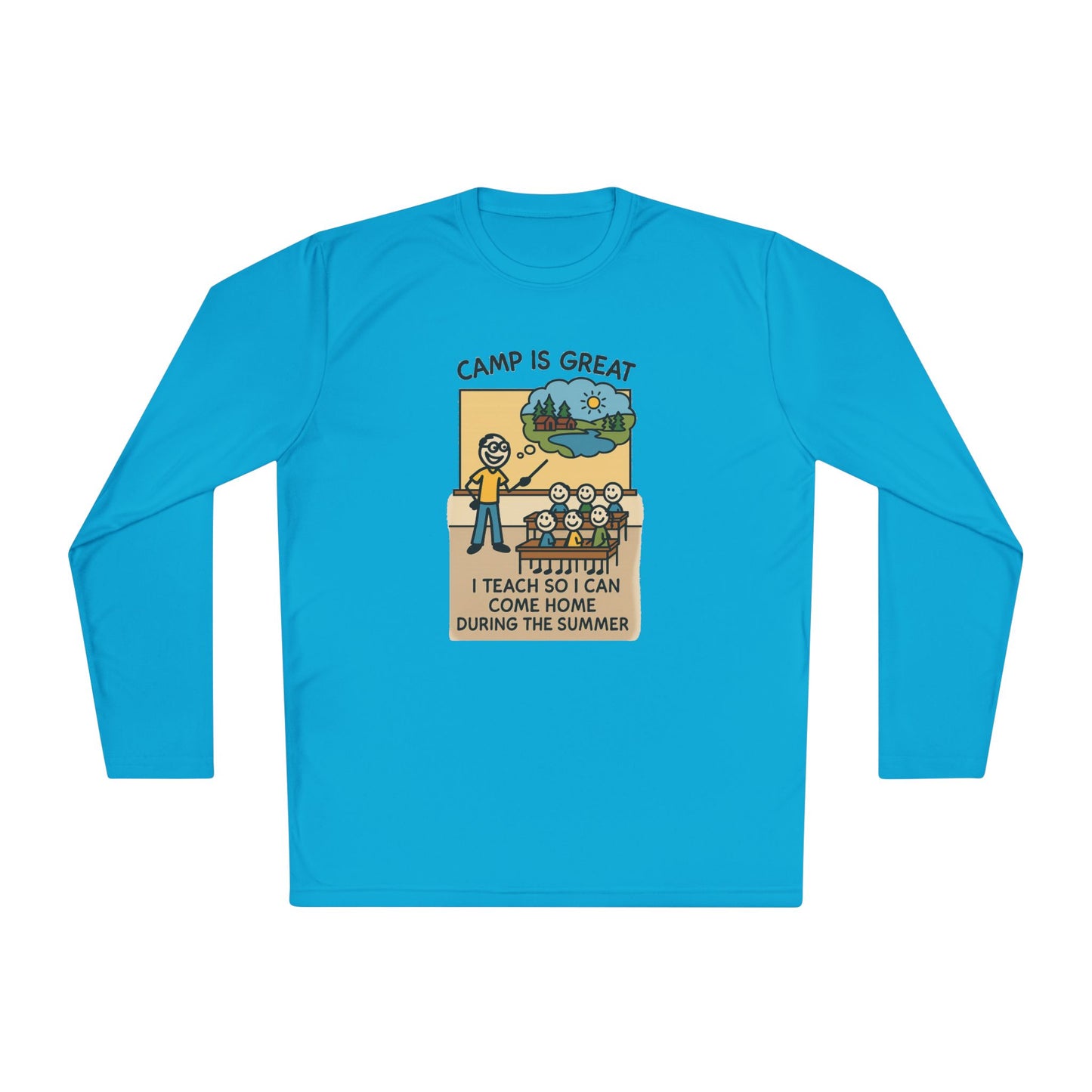 Unisex Lightweight Long Sleeve Tee Teacher