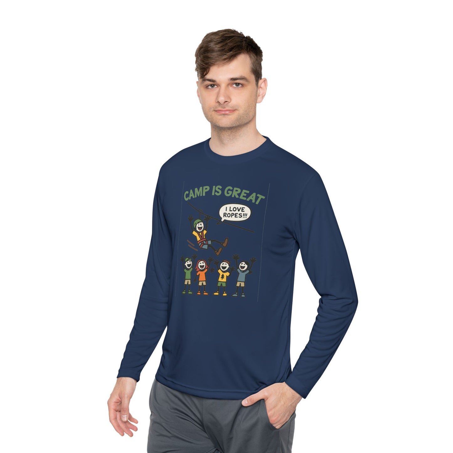 Unisex Lightweight Long Sleeve Tee Ropes