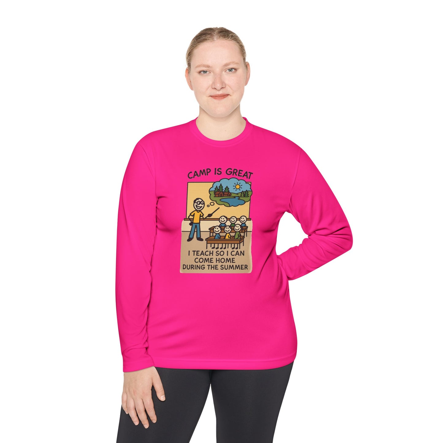 Unisex Lightweight Long Sleeve Tee Teacher