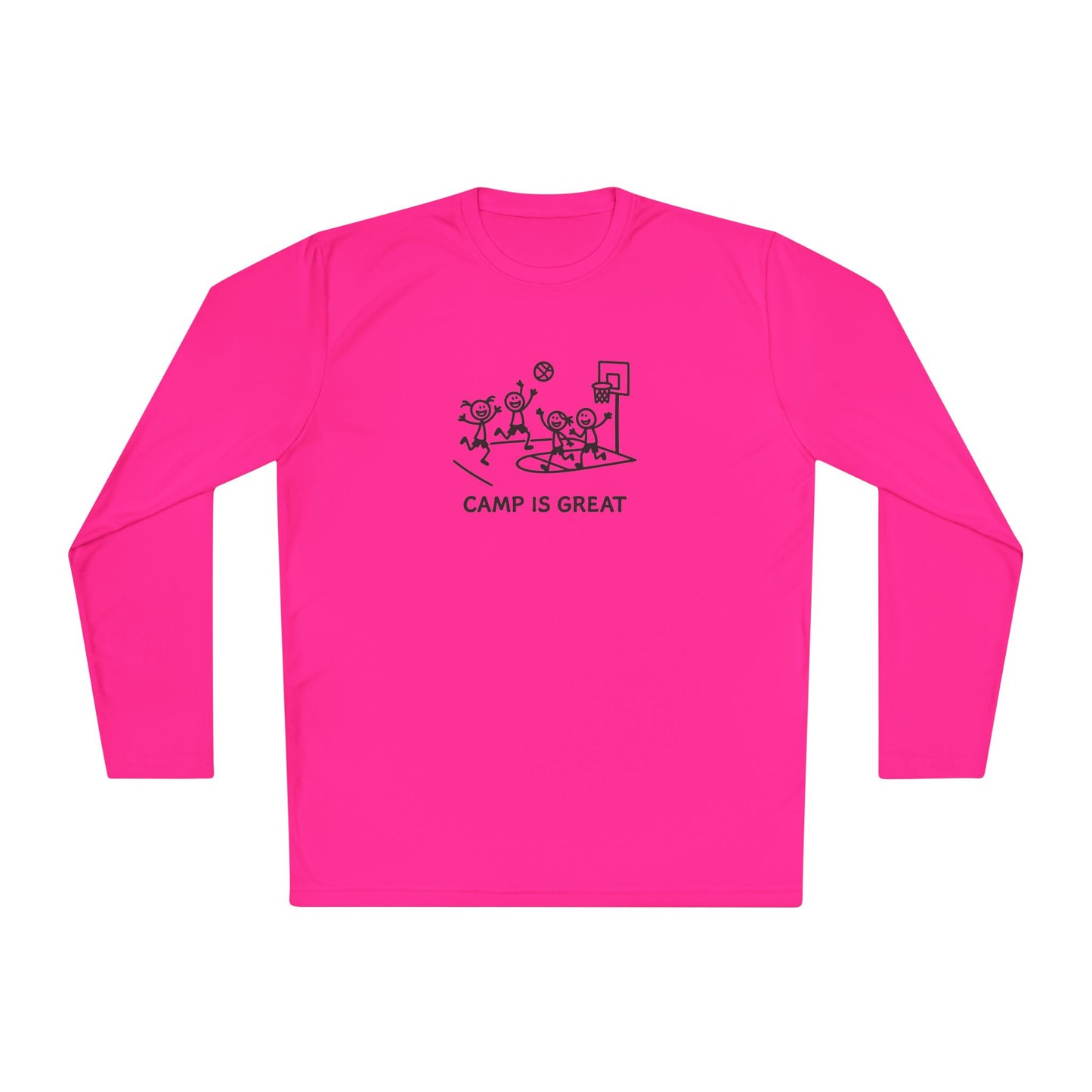 Unisex Lightweight Long Sleeve Tee Basketball