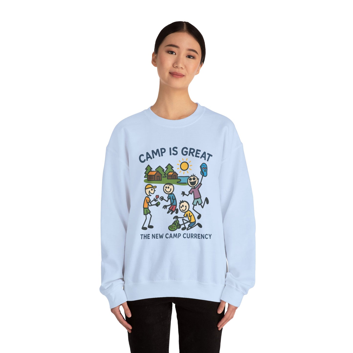 Unisex Heavy Blend™ Crewneck Sweatshirt Shoe Charms