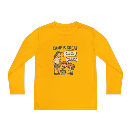 Youth Long Sleeve Competitor Tee Meatloaf