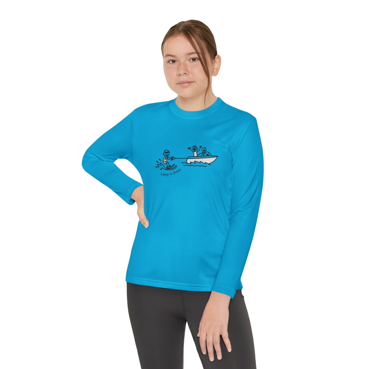Youth Long Sleeve Competitor Tee Waterski
