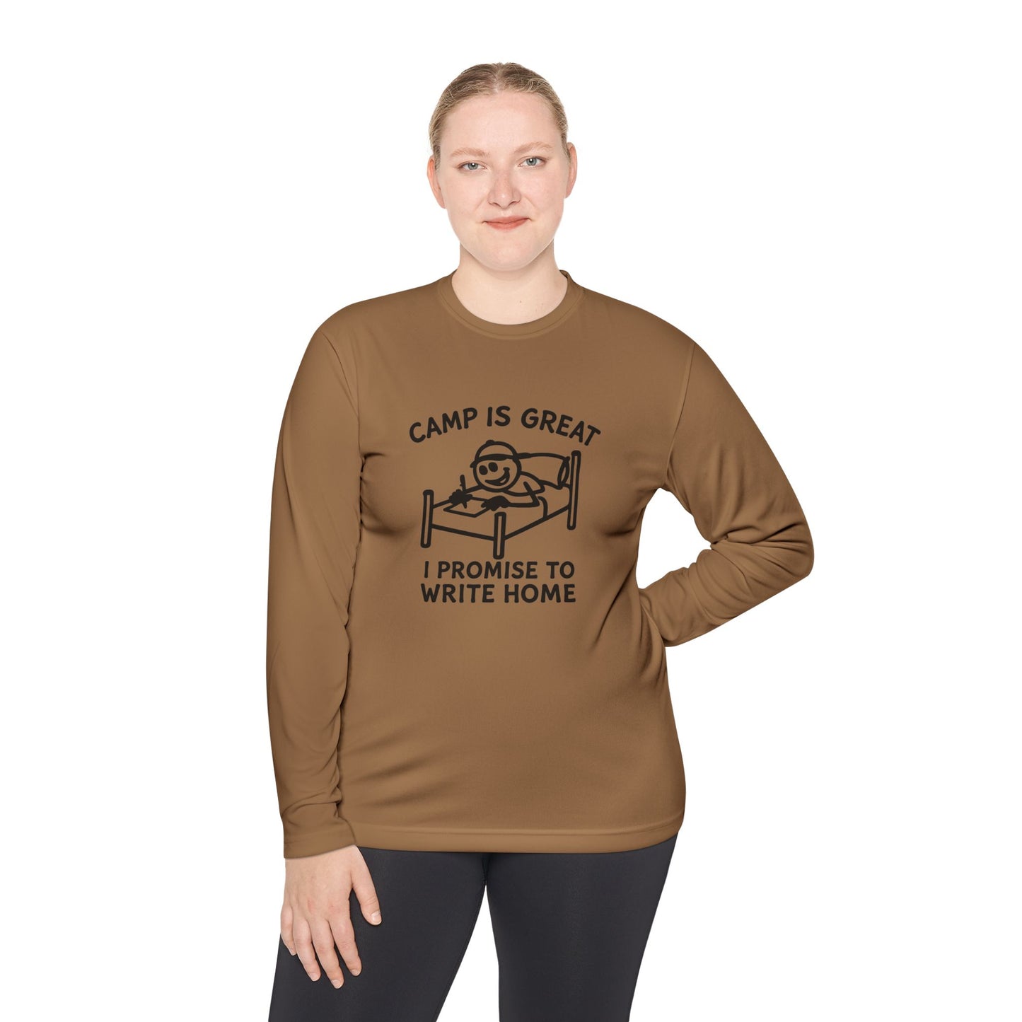 Unisex Lightweight Long Sleeve Tee Write Home