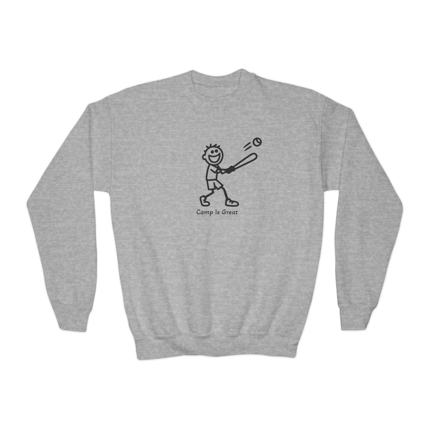 Youth Crewneck Sweatshirt Baseball