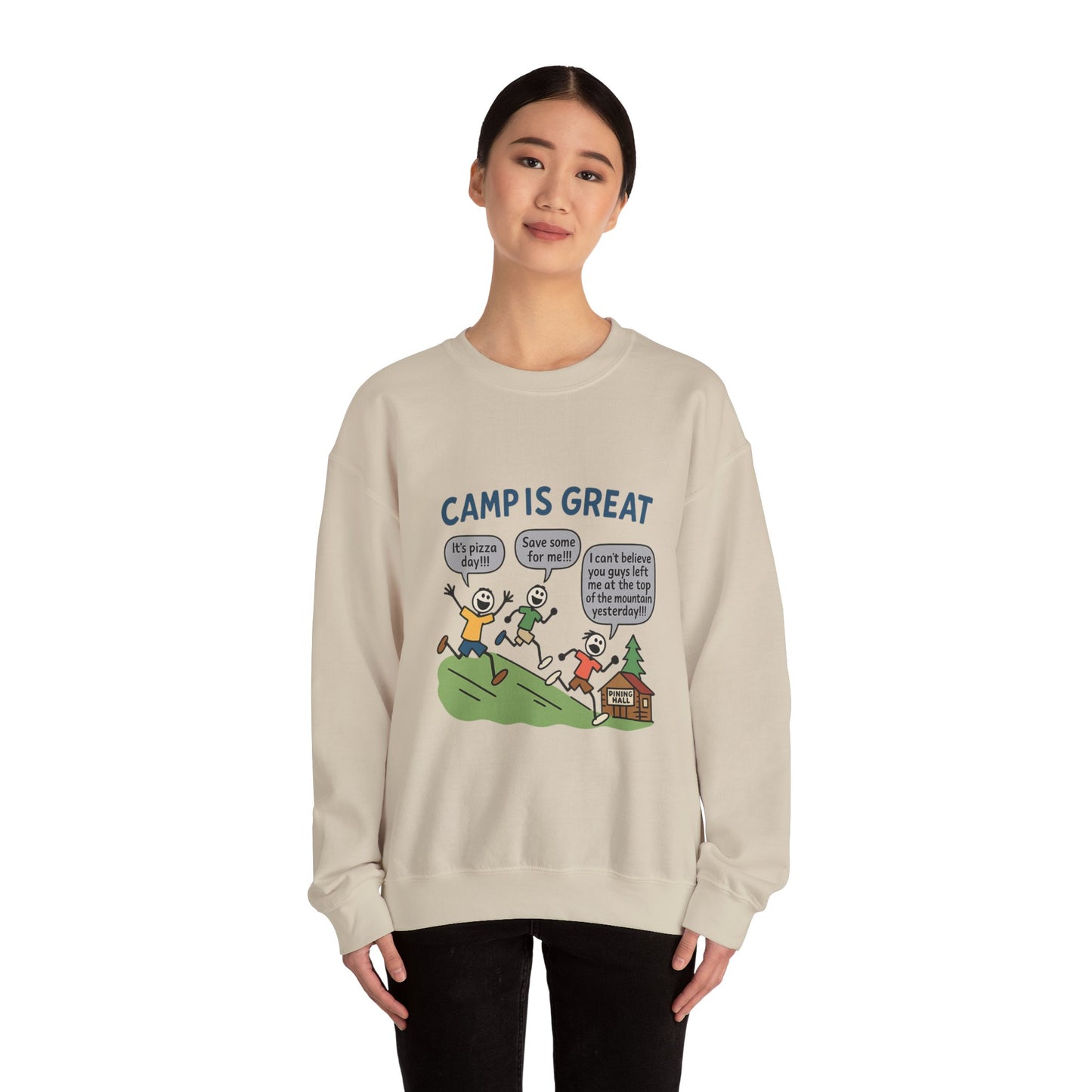 Unisex Heavy Blend™ Crewneck Sweatshirt Pizza Day