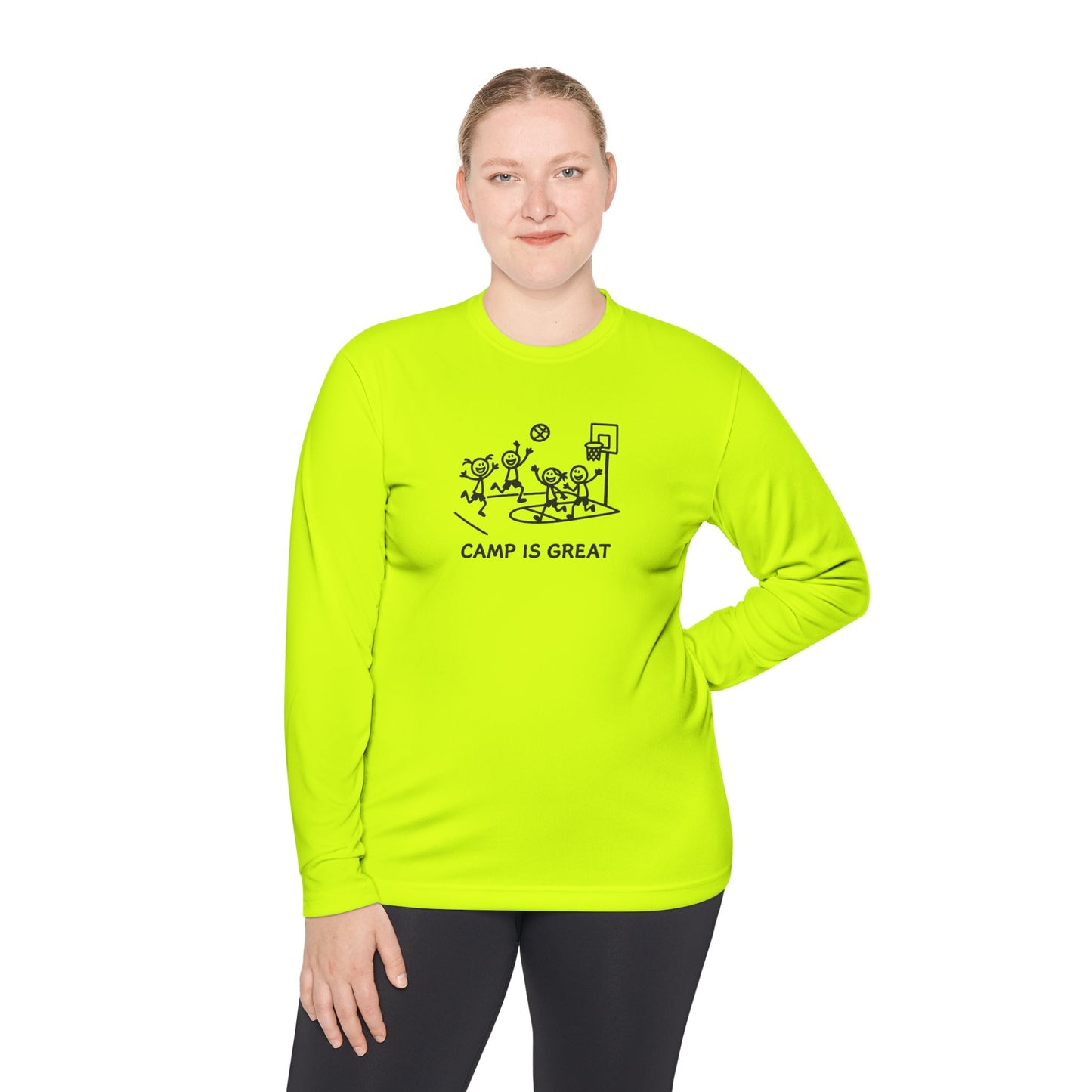 Unisex Lightweight Long Sleeve Tee Basketball