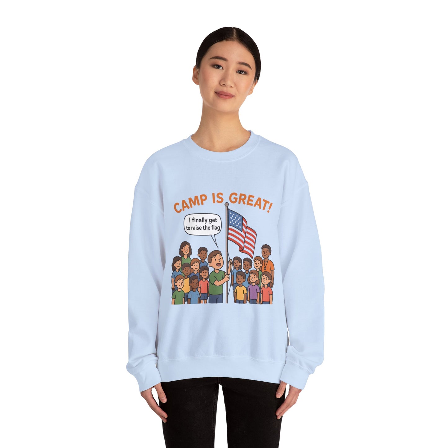 Unisex Heavy Blend™ Crewneck Sweatshirt Flag