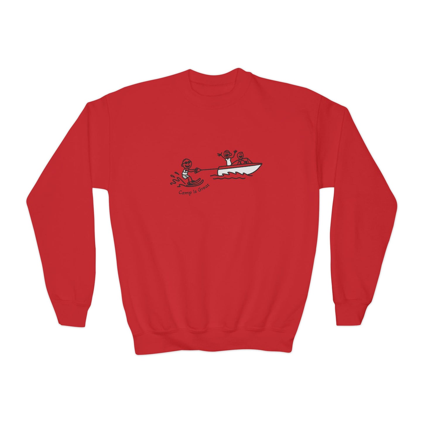 Youth Crewneck Sweatshirt Waterski