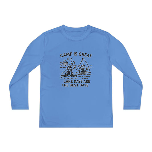 Youth Long Sleeve Competitor Tee Lake Days