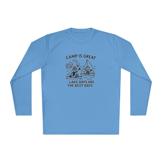 Unisex Lightweight Long Sleeve Tee Lake Days