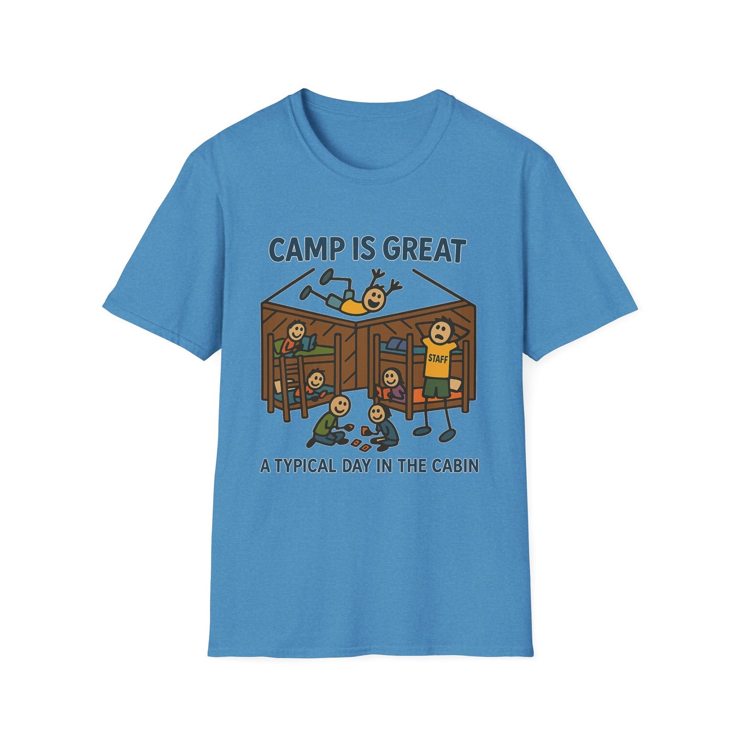 Unisex Softstyle T-Shirt Typical Day in the Cabin