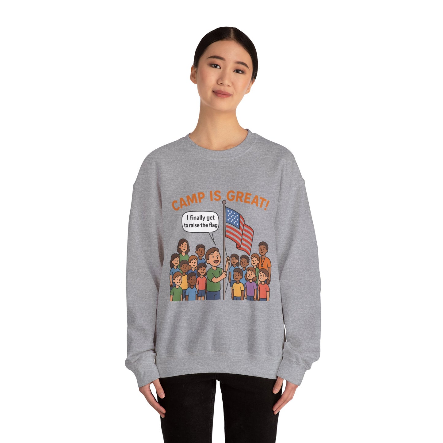 Unisex Heavy Blend™ Crewneck Sweatshirt Flag