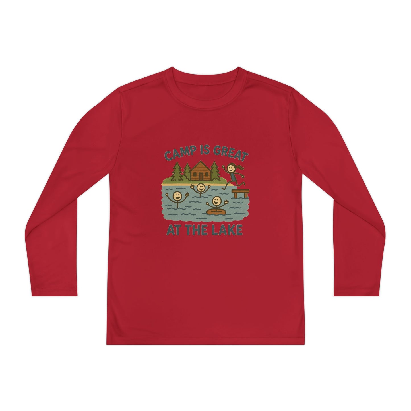 Youth Long Sleeve Competitor Tee Lake