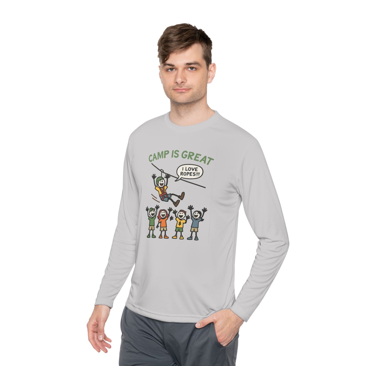Unisex Lightweight Long Sleeve Tee Ropes