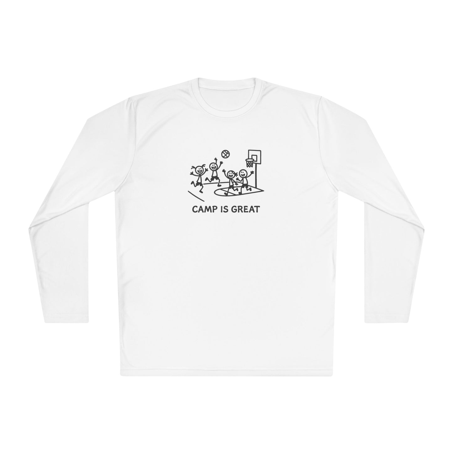 Unisex Lightweight Long Sleeve Tee Basketball