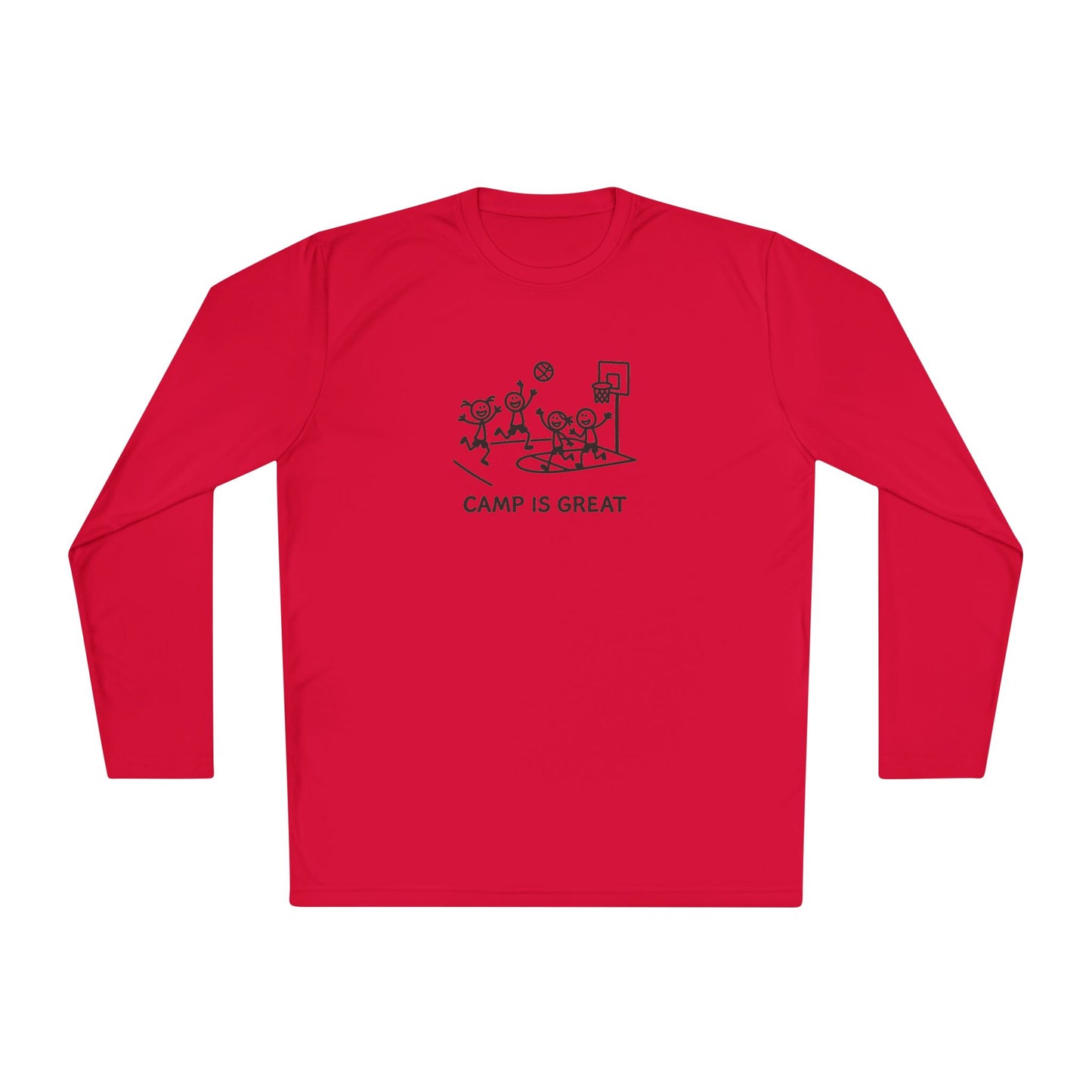 Unisex Lightweight Long Sleeve Tee Basketball