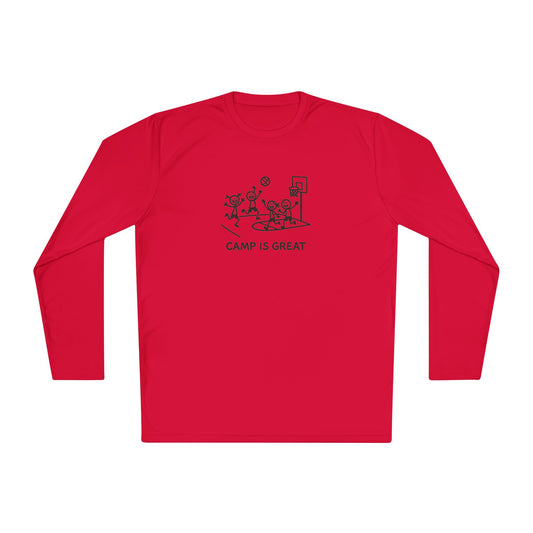 Unisex Lightweight Long Sleeve Tee Basketball