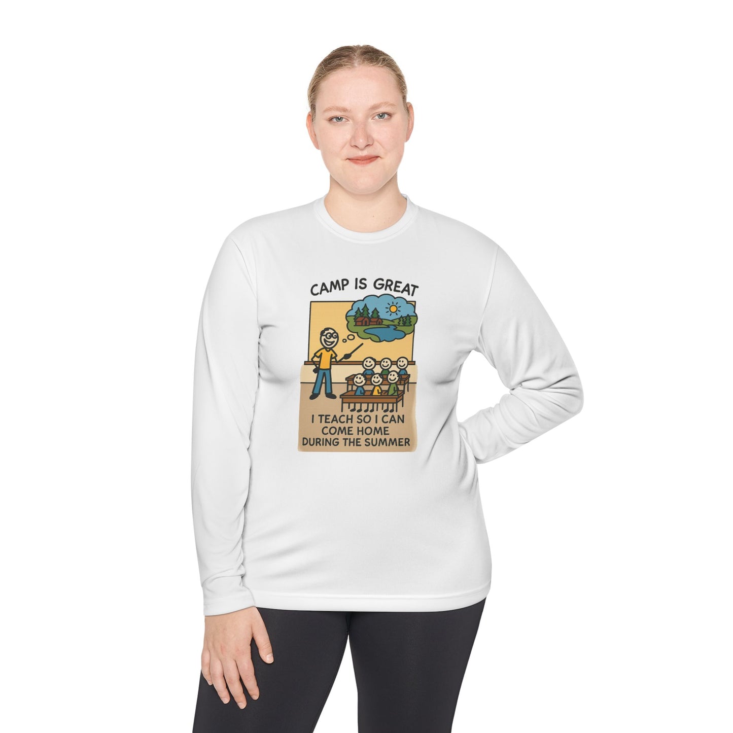 Unisex Lightweight Long Sleeve Tee Teacher