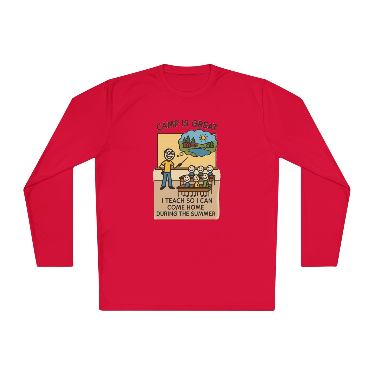 Unisex Lightweight Long Sleeve Tee Teacher