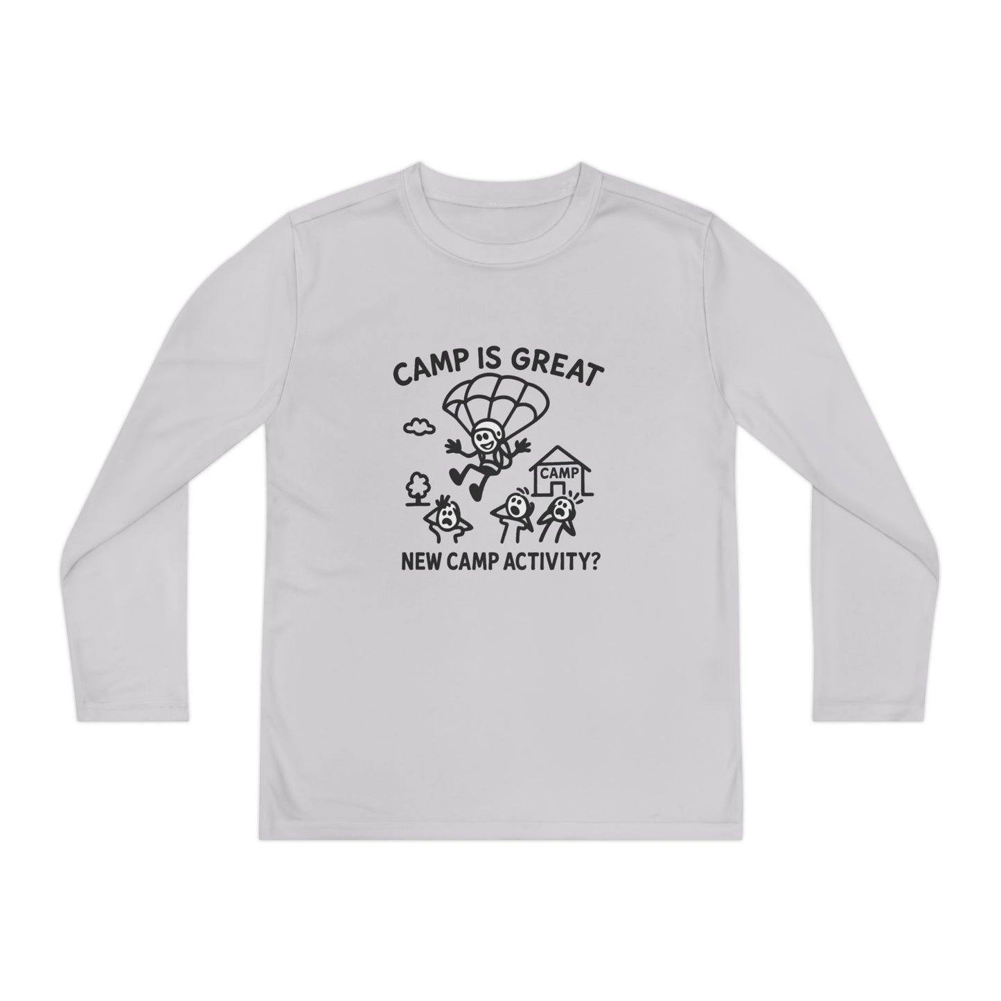 Youth Long Sleeve Competitor Tee Skydiving