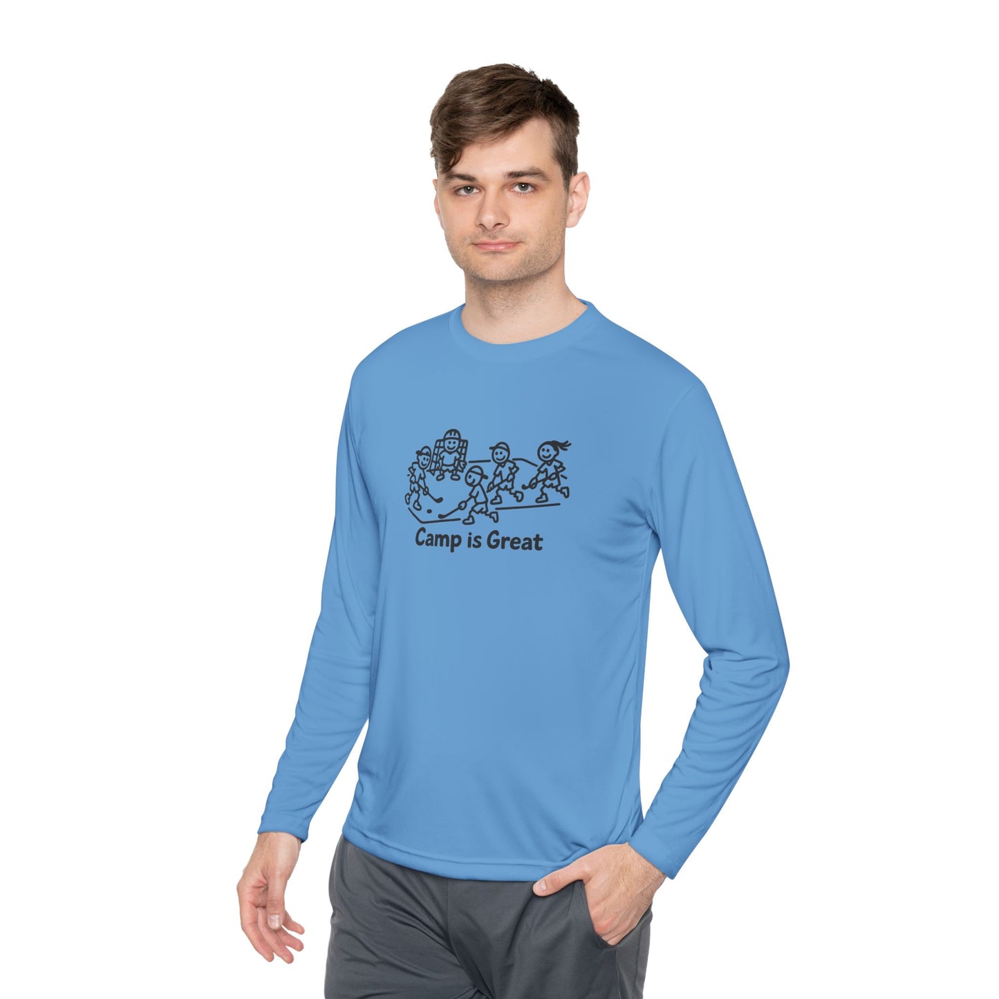 Unisex Lightweight Long Sleeve Tee Hockey