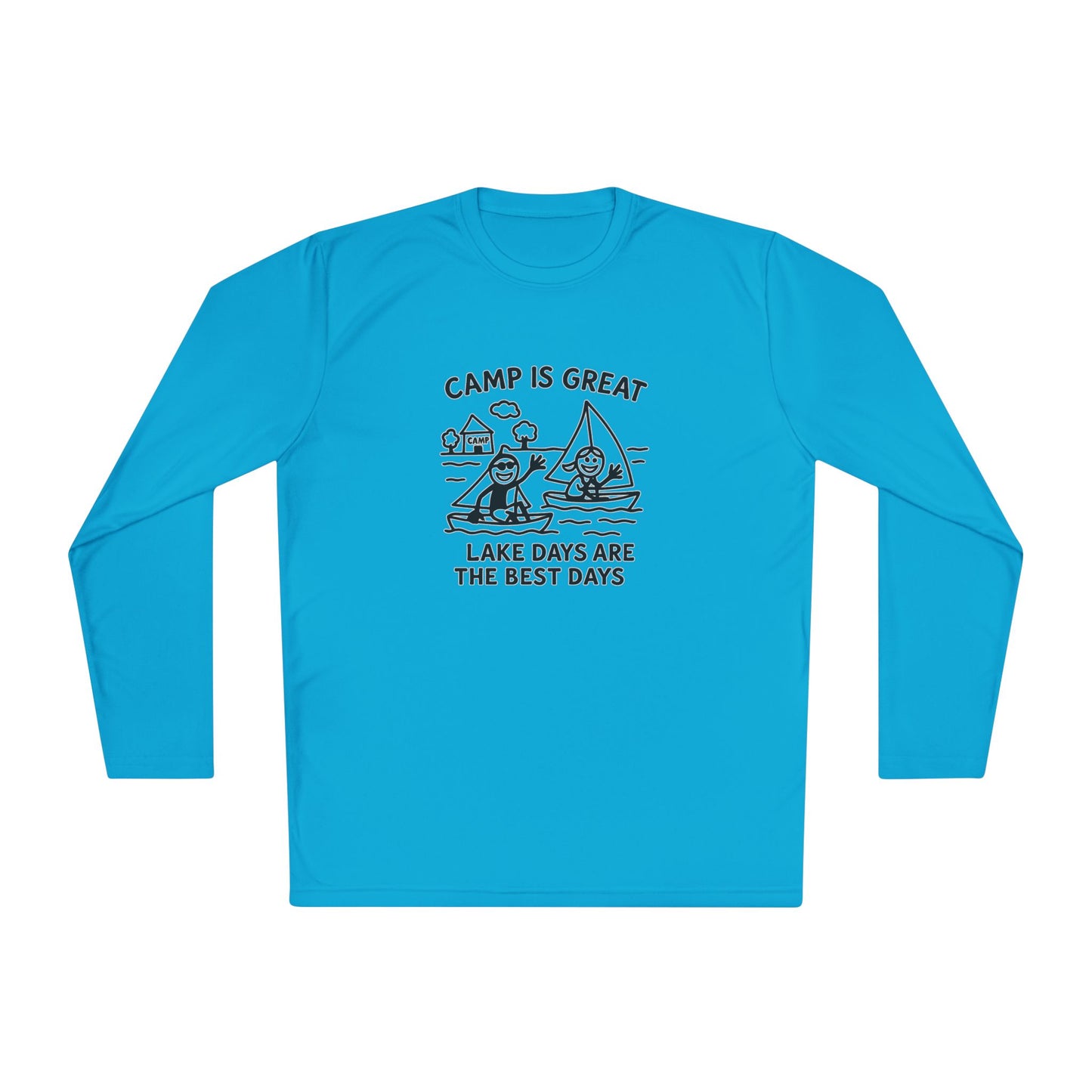 Unisex Lightweight Long Sleeve Tee Lake Days