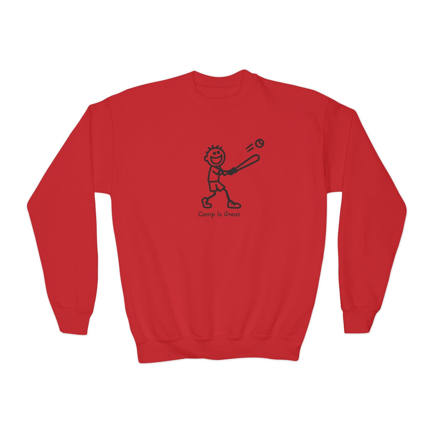 Youth Crewneck Sweatshirt Baseball